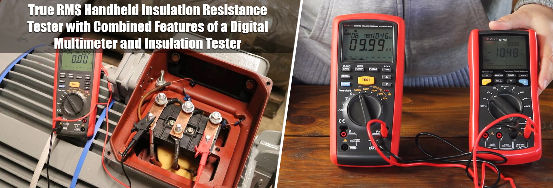 LV Handheld Insulation Tester cum Multimeter 505A